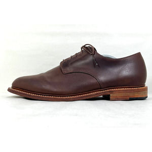 Classic Brown Leather Derby Shoes